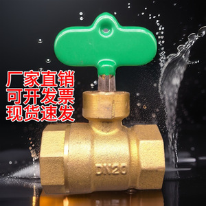 Válvula de Bloqueo Magnético DN20 de Hierro Fundido Económica con Llave para Control de Medidor de Agua Caliente - Product Image 1