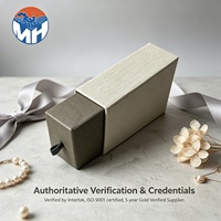 Boîte d'emballage en papier coulissante avec logo personnalisé, carton cadeau recyclable pour produits délicats