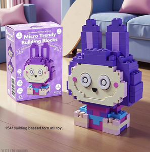 Ensembles de blocs de construction Mini modèle LBB Tycoco Figurine d'<span class=keywords><strong>action</strong></span> Poupée Jouet éducatif pour enfants Cadeaux Blocs de construction LBB Assemblage Boîte aveugle - Product Image 2