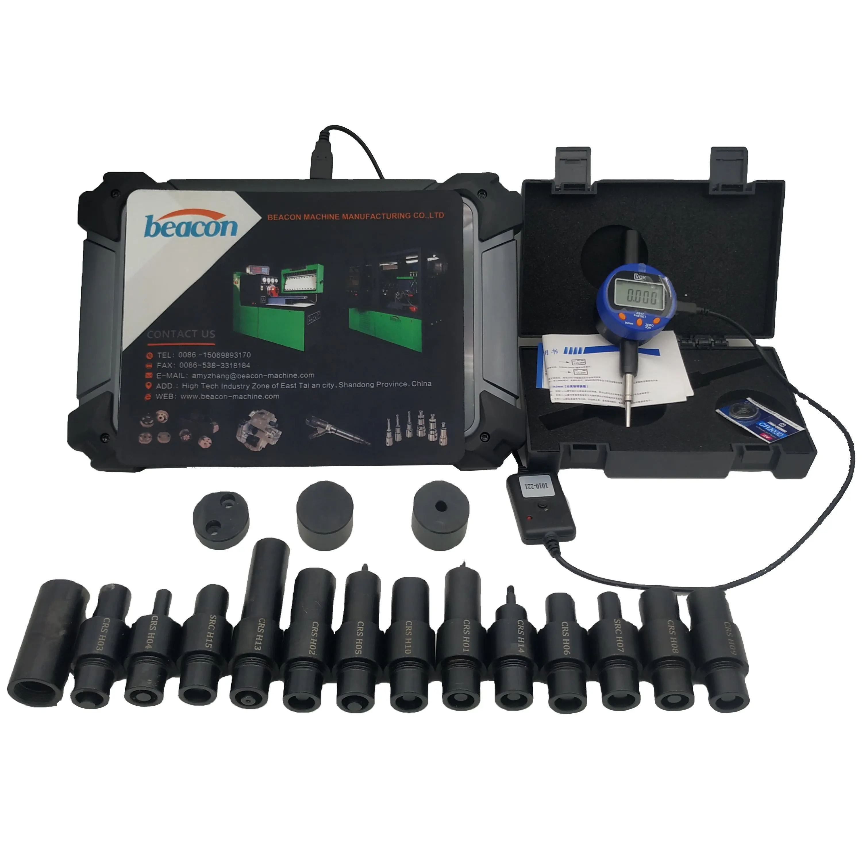 CRM4000 Auto serviço Estágio 3 Toque Screen Reparação Kit Diesel Injector De Combustível Sistema de Medição de Curso