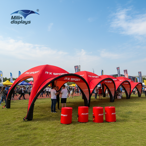 Tentes dôme gonflables étanches <span class=keywords><strong>à</strong></span> LED pour <span class=keywords><strong>l</strong></span>'extérieur, vente en gros, tentes flottantes X Canopy accrocheuses pour événements sportifs - Product Image 1