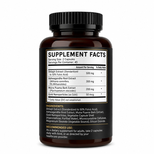 Herbal Supplement Shilajit Capsules Support Energy & Immunity Health Natural Dietary Supplements for Adults Certified - Product Image 4