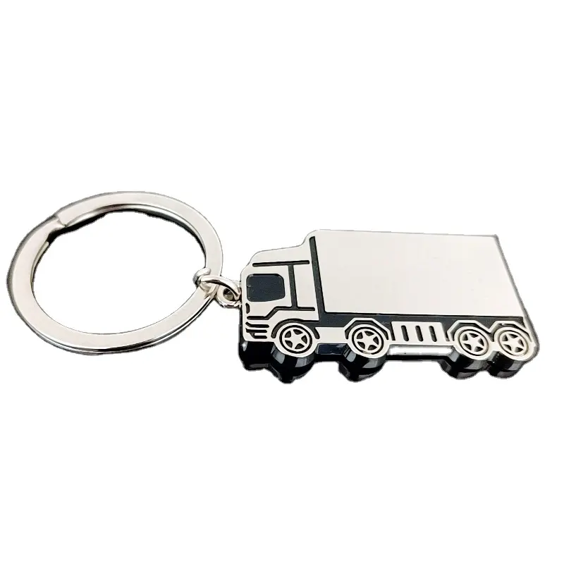 성격 밴 열쇠 고리 컬러 트레일러 열쇠 고리 크리 에이 티브 자동차 열쇠 고리 활동 작은 선물