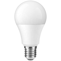 Lampe à ampoule cylindrique LED haute couleur tête plate en aluminium revêtu de plastique avec base E27 pour la maison et les étudiants