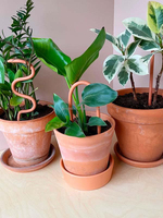 Support de plante de jardin 2022, treillis en céramique fait à la main pour plantes grimpantes, cylindre pour plantes d'intérieur