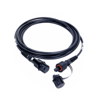 Bobine de câble optique tactique robuste blindée pour déploiement sur le terrain, cordon de brassage fibre optique LC SC MPO avec tambour résistant aux chocs pour extérieur