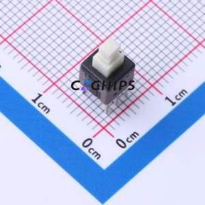 PS-5850DVB-6PL <b>Push</b> <b>Button</b> <b>Switch</b> Through hole Component (THT)-6P,5.8x5.8mm <b>Switch</b> Self-Locking Rectangle Plunger 500mA 24V - Product Image 1