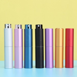 Wholesale 10ml Empty Aluminum Twist up <b>Perfume</b> <b>Atomizer</b> Packaging Black Purple Aluminum Travel <b>Refillable</b> <b>Perfume</b> Spray Bottle - Product Image 1