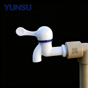 ก๊อกน้ำอ่างล้างหน้า YUNSU แบบก้านเดียว รูเดียว สีโครเมียมขาว ดีไซน์ทันสมัย เรียบง่าย ติดตั้งบนอ่าง - Product Image 1