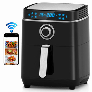 Tuya Wifi friggitrici <span class=keywords><strong>ad</strong></span> <span class=keywords><strong>aria</strong></span> digitali da 4.<span class=keywords><strong>5</strong></span> <span class=keywords><strong>litri</strong></span> ningbo - Product Image 2