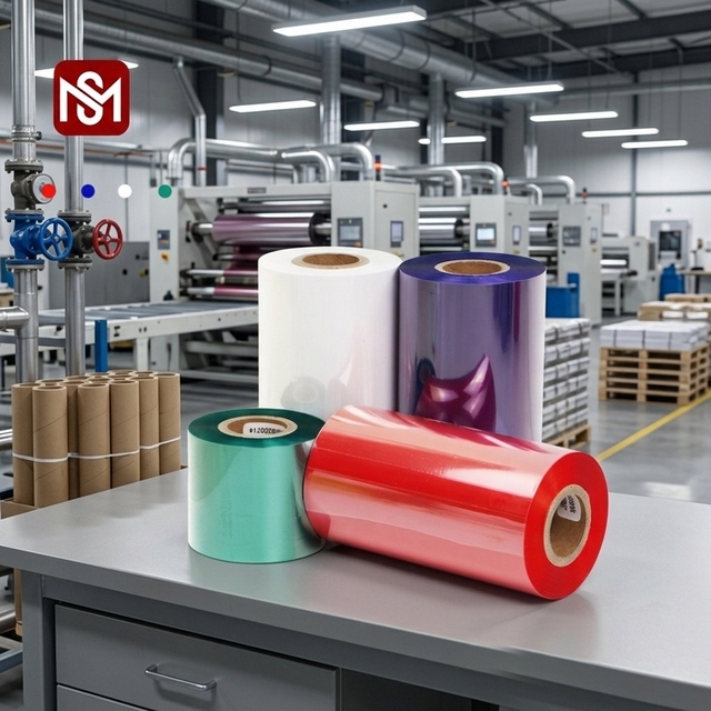 Factory Direct Colorful Thermal Transfer Wax Resin Tape 24mm Compatible Zebra HP Barcode Label Printers Printer Ribbons