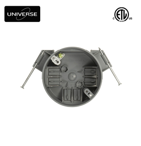 Электротехнический короб ETL Listed CANADA из ПВХ, круглый, 20 куб. см, неметаллический, для потолочного монтажа, с заземляющим шнуром и винтами - Product Image 2