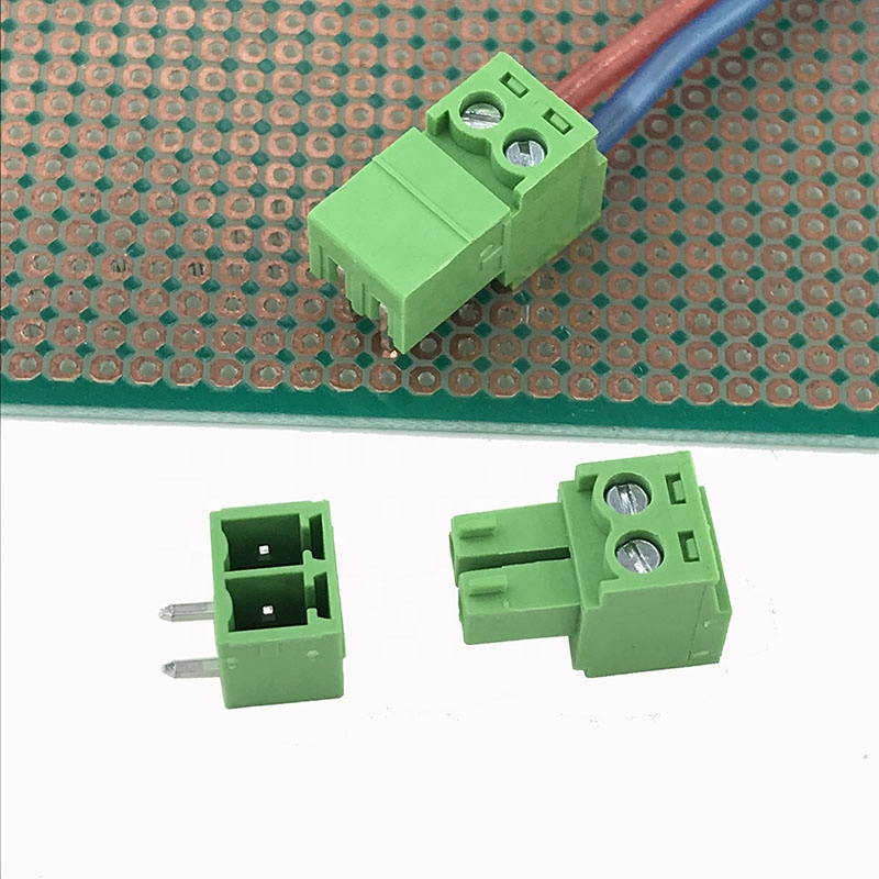 XINKE 3.5mm Pitch PCB Mount 2 Way Pin Contact Terminal Block