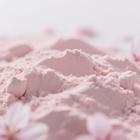 Poudre de fleurs de cerisier Sakura pure naturelle de marque privée, qualité alimentaire