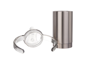 PYD Life 10oz 300ml tasse Thermos isolée en acier inoxydable avec <span class=keywords><strong>bec</strong></span> <span class=keywords><strong>verseur</strong></span> en argent pour bébé - Product Image 5