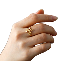 Anneaux nœuds Gaovo Celtics pour femmes, tendance, plaqués or 18 carats, en acier inoxydable, amulette de sorcellerie, bijoux pour mariage, fiançailles, cadeau