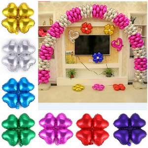 <span class=keywords><strong>Ballon</strong></span> à quatre feuilles en aluminium, trèfle à fleurs, colonne, <span class=keywords><strong>arche</strong></span> <span class=keywords><strong>de</strong></span> <span class=keywords><strong>ballon</strong></span> pour décoration <span class=keywords><strong>de</strong></span> fête d'anniversaire <span class=keywords><strong>de</strong></span> mariage - Product Image 5