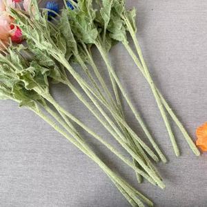 Beaufy Bán Buôn Chất Lượng Cao Nhân Tạo Hoa Bó Hoa Trang Trí Nội Thất Đám Cưới Lụa Anh túc Đổ Xô Gốc Hoa Nhân Tạo - Product Image 4