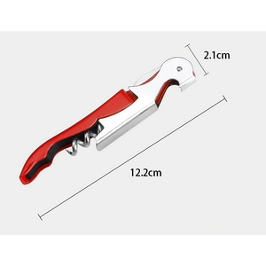 Hxyswbo102 Tùy Chỉnh 3 Trong 1 Thanh Công Cụ Một Bản Lề Đa Chức Năng Thép Không Gỉ Gấp Corkscrew Cho Bia & Rượu Vang Mở - Product Image 2