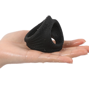 Cock Ring 3 lỗ dương vật Vòng chậm trễ xuất tinh sexy đồ chơi cho nam giới Tinh Ranh Enlargement Silicone dành cho người lớn nguồn cung cấp cho Nam 18 tinh dịch khóa - Product Image 3