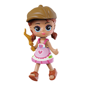 Jinying Nueva Caja Sorpresa con Figuras de Muñecas Lindas en Miniatura para Niñas, con Juguetes de Simulación de Barbacoa - Product Image 1
