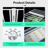 Vente en gros de diodes Samsung 301B 301H Evo, ampoules LED à intensité variable pour la culture verticale en intérieur