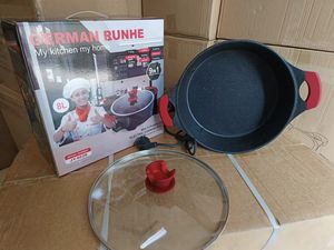 Çok fonksiyonlu Mini Cast demir tava yapışmaz tencere 8 /9/10/12 L elektrikli alüminyum pişirme tencere ev kullanımı için - Product Image 3