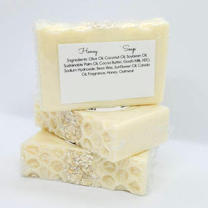 สบู่ข้าวโอ๊ต<span class=keywords><strong>นม</strong></span>แพะนมแพะทำมือสำหรับร่างกายใบหน้ามือสั่งติดฉลากตามสั่ง - Product Image 6