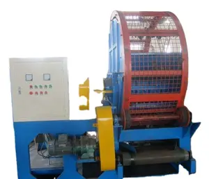 whole rubber tyre shredder machine/rubber powder making machine waste tyre crusher mill