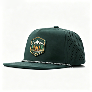 Custom High Quality Unstructured 3d Embroidery Logo Custom <b>Camo</b> Fabric Snapback Hat - Product Image 1