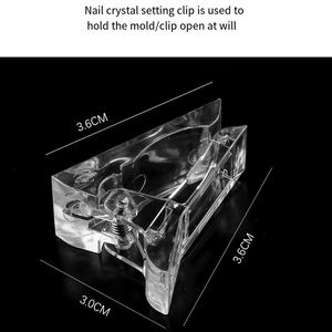 Clip de fixation d'<span class=keywords><strong>ongle</strong></span>, clip d'<span class=keywords><strong>ongle</strong></span> à main non pressant, outil auxiliaire de colle d'extension rapide <span class=keywords><strong>pince</strong></span> de coquille de cristal d'<span class=keywords><strong>ongle</strong></span> - Product Image 6