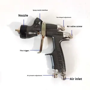 Original véritable DEVLBISS japon 1.3mm buse Neptune haute pression 3000PSI moteur sans balais pistolet électrique couleur automobile - Product Image 1