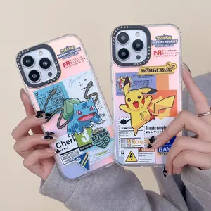 Popular with young people laser Cartoon Anime characters TPU Phone case for iphone 11 12 13 14 15 plus/pro/pro max