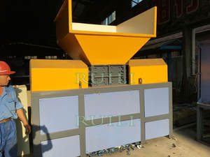 Broyeur à double arbre pour métaux de <span class=keywords><strong>ferraille</strong></span>, carrosseries de voitures, pneus, pièces automobiles, canettes en aluminium, câbles, plastique - Product Image 4