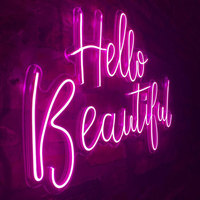 Extensions de cils Led, personnalisé, néon, flexibles, pour Salon de coiffure, Bar, décoration de salle, magasin ouvert, fenêtre, 1 pièce