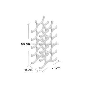 Vente chaude 15 Bouteille De Table Casier À Vin En Métal Durable Porte-Vin pour Bar & Hôtels Vin Whisky Bière Refroidisseur Barware - Product Image 4