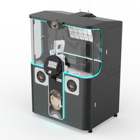 Bras robotique intelligent pour barista, imprimante photo DIY, machine à café distributrice, du grain à la tasse et couvercles automatiques