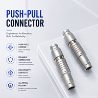 Connecteur UHUB série B 1B 4 broches compatible haute densité blindé pour dispositifs médicaux