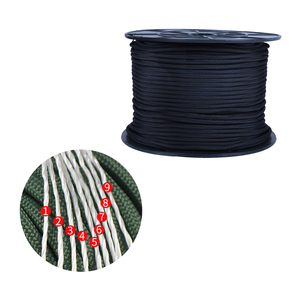 7 sợi 4mm <span class=keywords><strong>Polyester</strong></span> dù dây 550 lbs dây dây buộc lều dây cho đi bộ đường dài cắm trại - Product Image 1