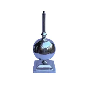 Mirror Polish Cast Aluminium Lamp with Round Ball at the Center Table Lamps For Living Room Home Decoration