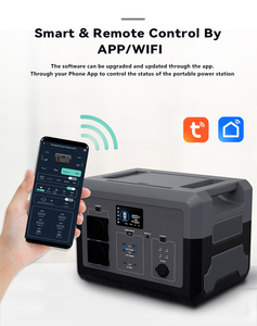Solar Generator 1500W 220V 110V Portable Power Station UPS Pure Sine Wave LiFePO4 Battery EU/USA/UK <b>Plug</b> Home Outdoor Camping - Product Image 5