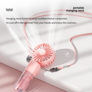 Nuevo Ventilador Portátil Mini Recargable de 800 mAh, Ventilador de Mano con Rociador, Ventilador Eléctrico Plegable Multifuncional Pequeño - Product Image 4