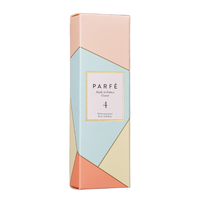 Boîte en papier d'art à texture spéciale gaufrée, personnalisée avec étiquette privée, nouvelle arrivée, à double rabat, doublée d'éponge, recyclable et écologique