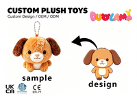 Peluche OEM de haute qualité en tissu doux pour enfants, idéale comme cadeau promotionnel d'entreprise