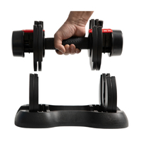 Plaques de gymnastique réglables Ensemble d'haltères pour usage domestique Poids libres pour hommes et femmes Musculation Body Workout Fitness Exercice