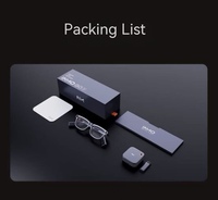 Lunettes intelligentes de traduction et d'affichage 2026 INMO GO3 GO 3 AR VR AI, écran virtuel Micro LED 50-80 pouces, luminosité 1500 nits, texte et audio
