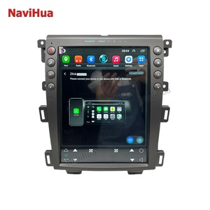 NaviHua Écran vertical 12,1'' pour Ford Edge 2009 2013 Android Carplay GPS Navigation Lecteur multimédia vidéo avec caméra 360° - Product Image 4