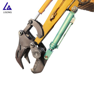 Thủy lực log <span class=keywords><strong>Cutter</strong></span> tập tin đính kèm gỗ Splitter cho máy xúc trong nông thôn và nông nghiệp ứng dụng - Product Image 1