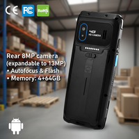 Terminal POS Móvil JR 957 en Stock con Sistema Android 13.0, Escáner de Código de Barras Inalámbrico, PDA Industrial Resistente