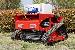 Machine à Tondre l'Herbe Agricole, Coupe-herbe Quadri-roues Remorquable, Débroussailleuse à Flails, Moteur à Essence 15Hp, Coupe-herbe de Jardin - Product Image 3